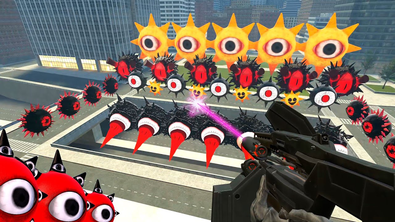 Evolution Of Sprunki Mr Sun and Mr Tree Family Big Maze Gmod EP 16