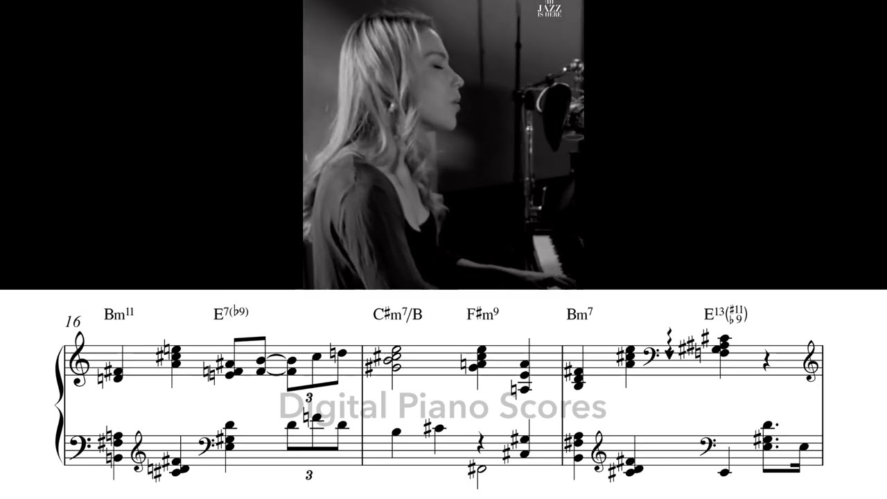 Holly Bean plays Ruby, My Dear (excerpt)