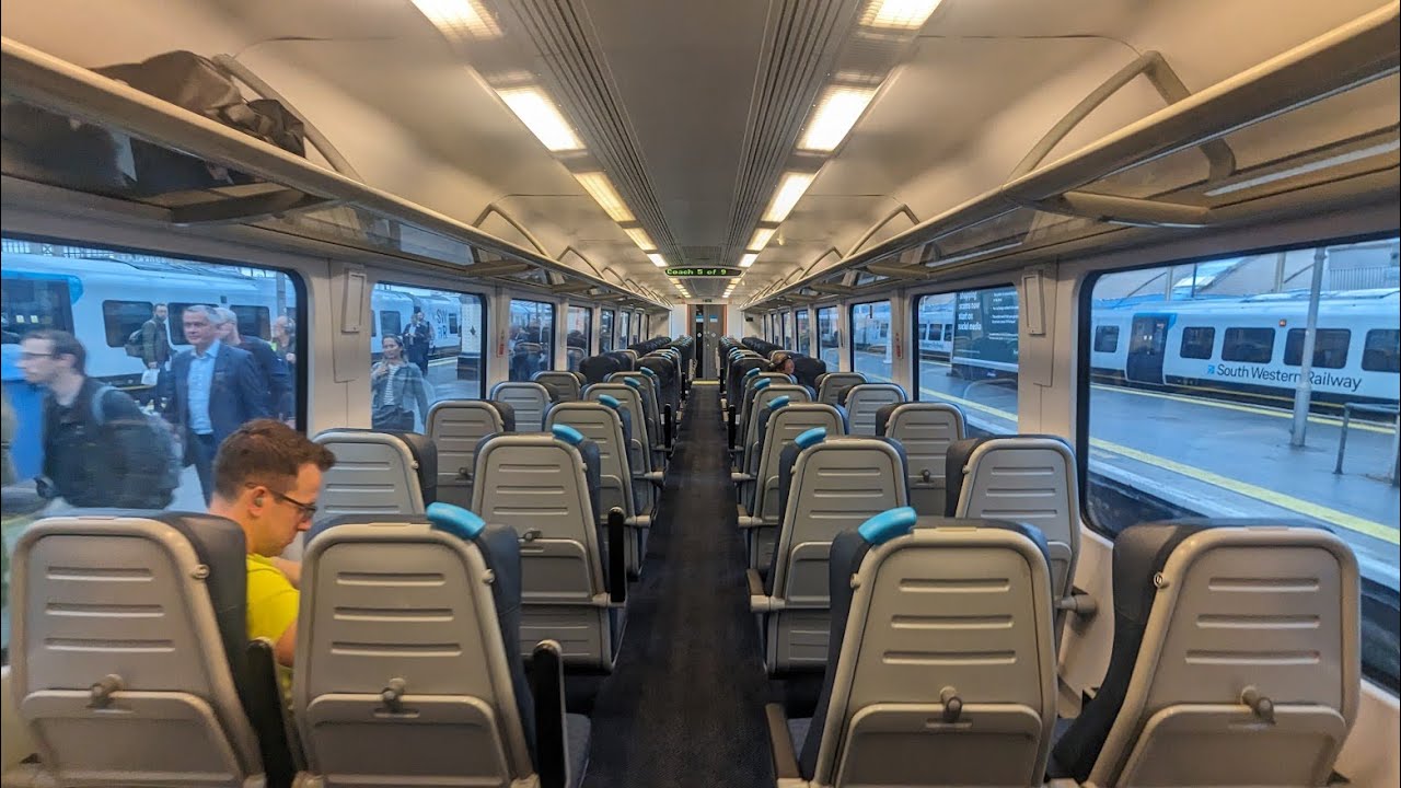 SWR full journey London Waterloo to Portsmouth Harbour via Guildford 26/09/2023