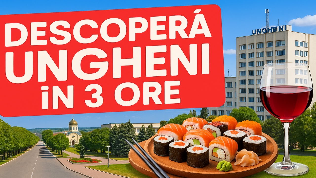 🇲🇩 „Ce poți face în 3 ore în Ungheni, Republica Moldova 🇲🇩 | Vlog rapid de călătorie din Iași”