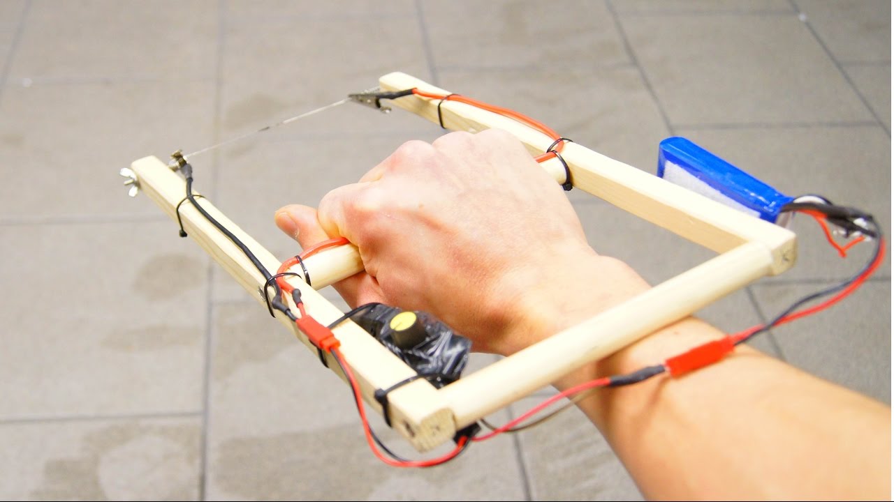DIY Portable Hot Wire Cutter - How to Cut Plexiglass, Acrylic, PVC