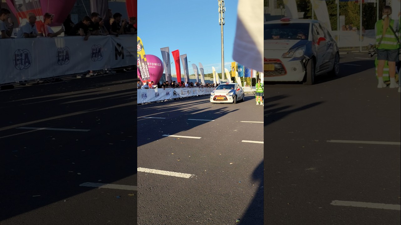 Marek Mularczyk-Krzysztof Marczewski na mecie rajdu Śląska 2025 #automobile #rajdy #rally #rsmp #ds3