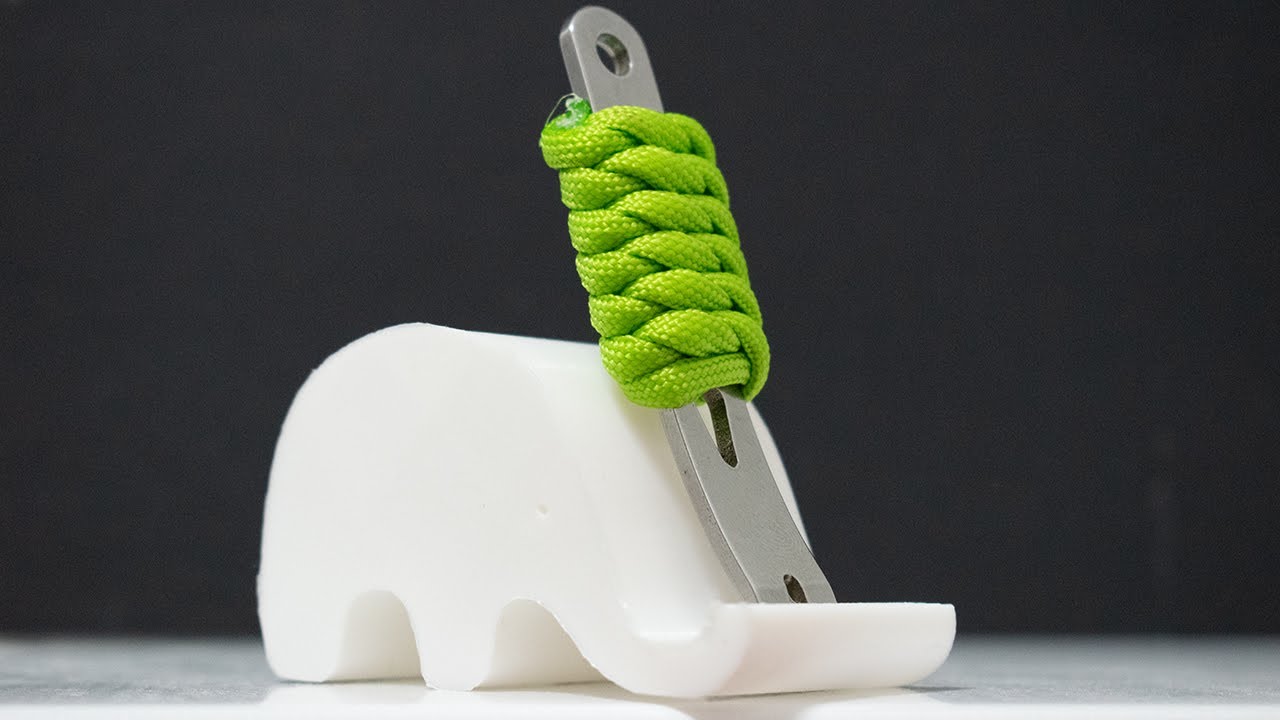 ¿Cómo hacer un mango simple de paracord para tu herramienta?