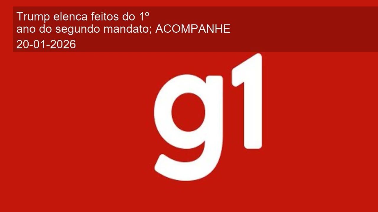 Trump elenca feitos do 1o ano do segundo mandato; ACOMPANHE