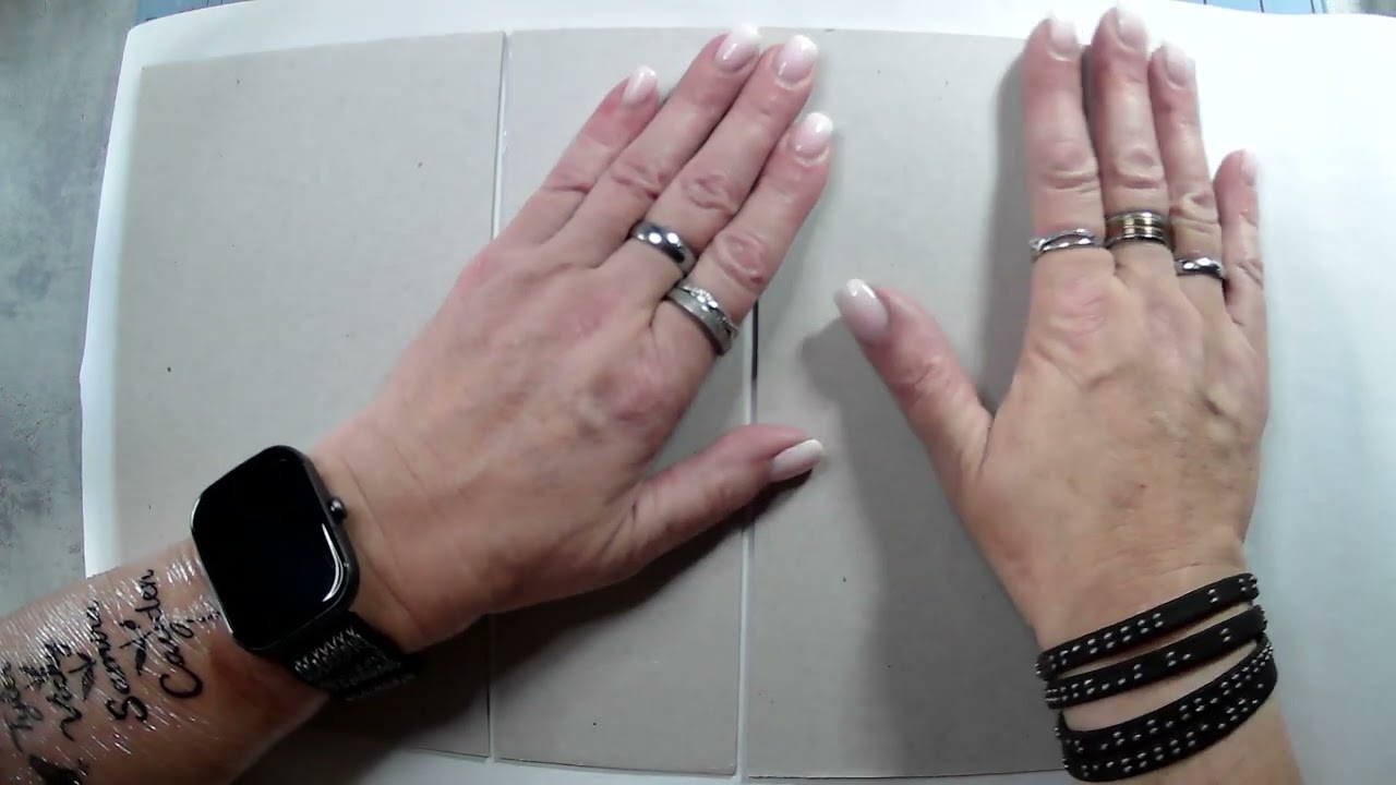 Watch me Craft # Wir basteln ein Mini-Album zusammen Teil 1 # Cover basteln # Graupappe + Buchleinen