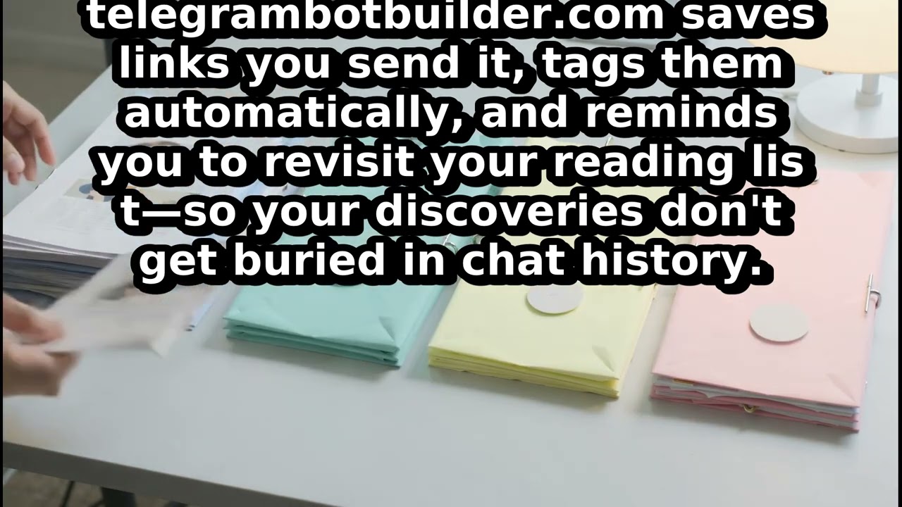 Save and Organize Articles With a Telegram Bot