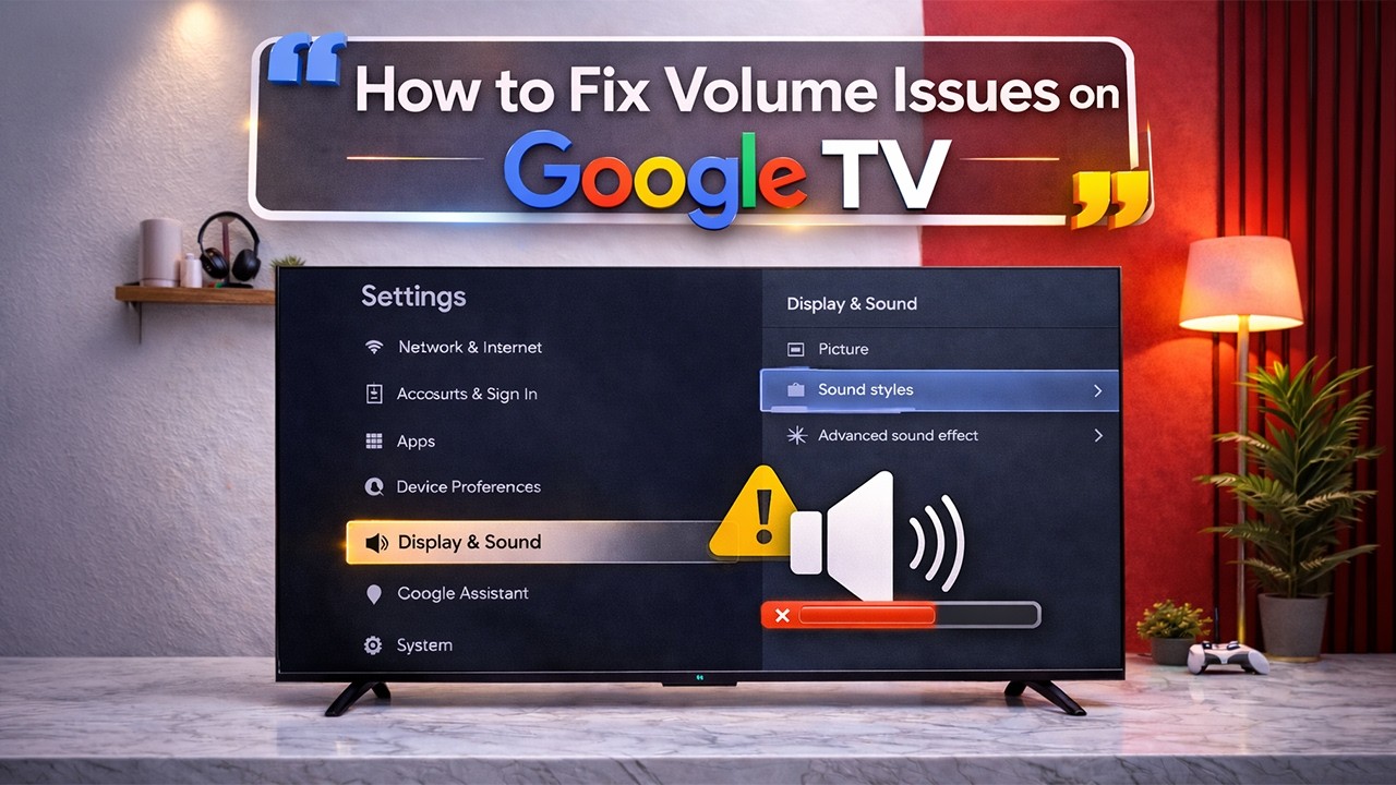 How To Fix Volume Issues On Google TV | Fix if Volume is Not Working on Google TV