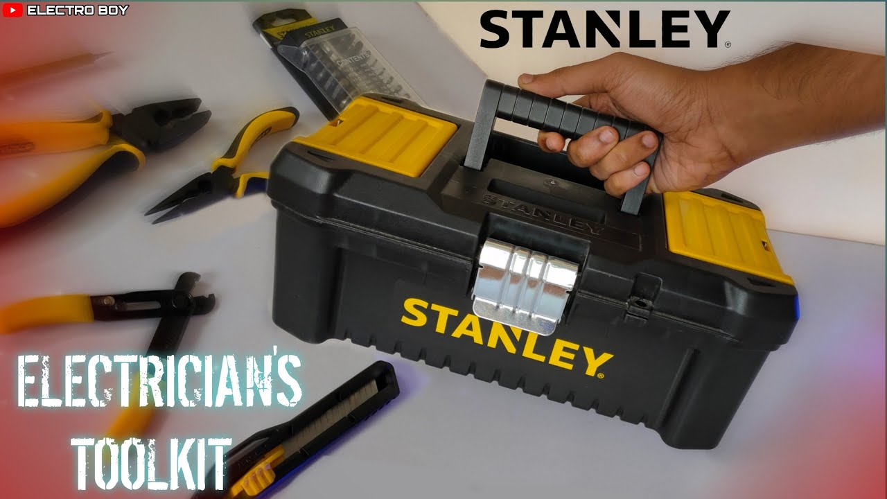 UNBOXING Stanley Electrician's Toolkit 🧰 | Best Toolkit for an Electrician | Electro Boy