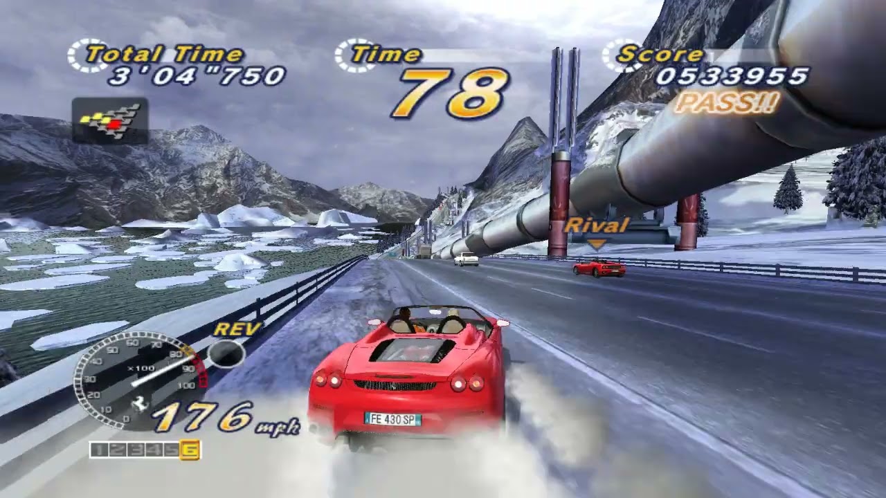 OutRun 2006 Coast 2 Coast PC -  Ferrari F430 OutRun Tuned Gameplay.
