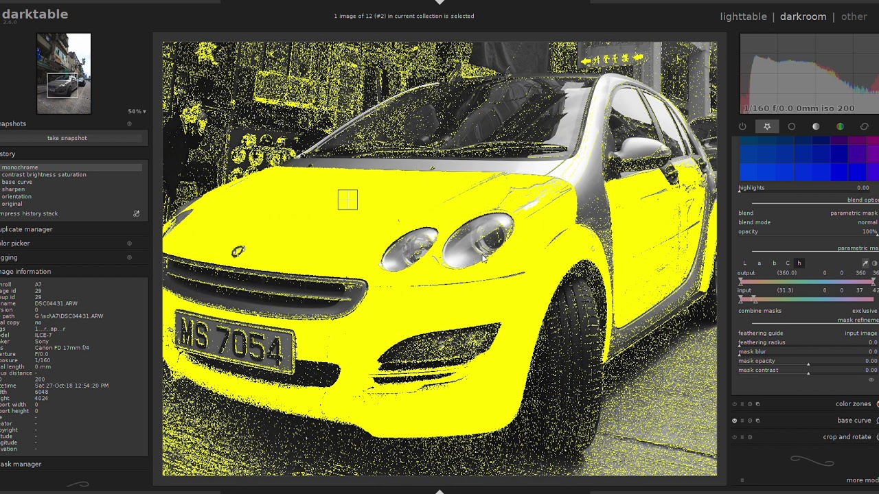 darktable: Selective Colorization - easy & fast