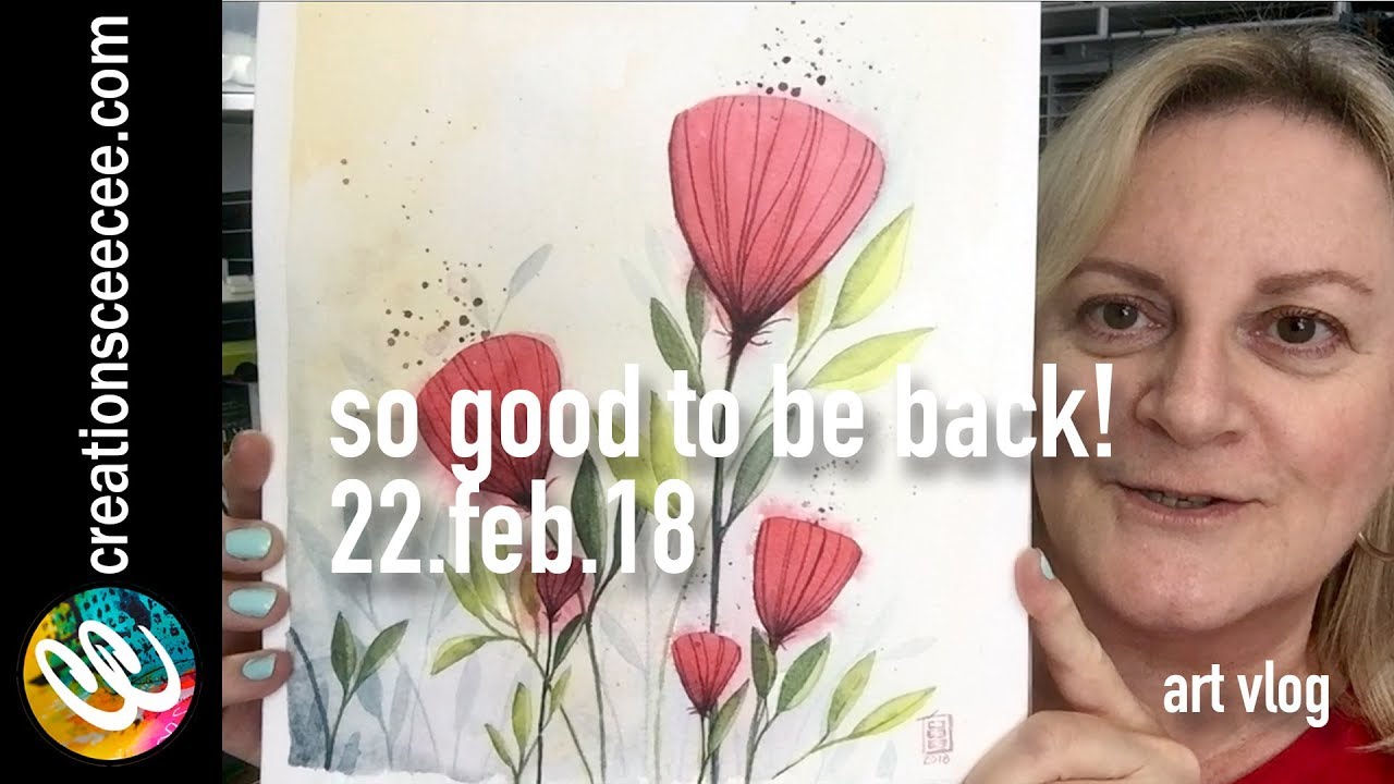 art vlog :  arts supplies haul + show&tell