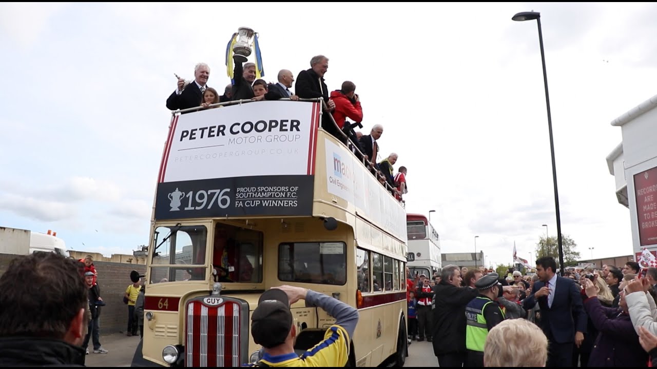 40th Anniversary of Southampton's FA Cup triumph: Parade HIGHLIGHTS  | The Ugly Inside