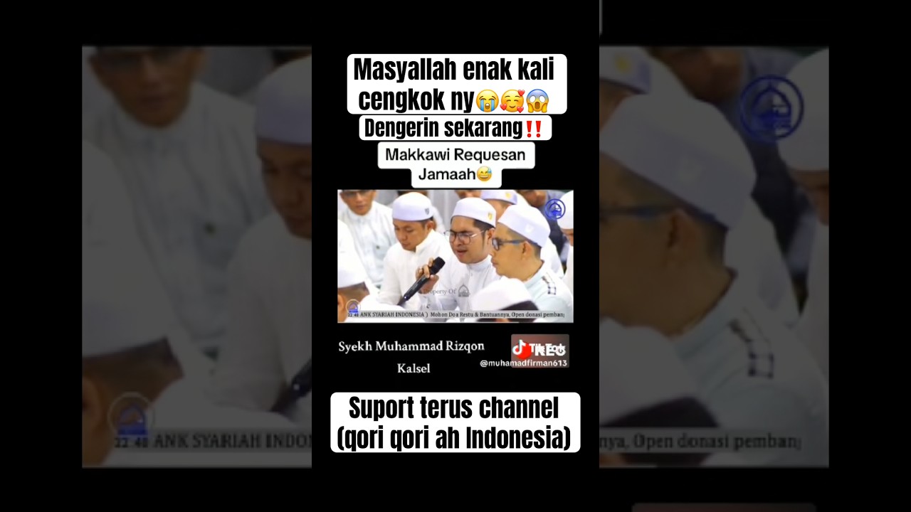 Cengkok makkawi Muhammad Rizqon Qori internasional #rizqonqori #qorihits
