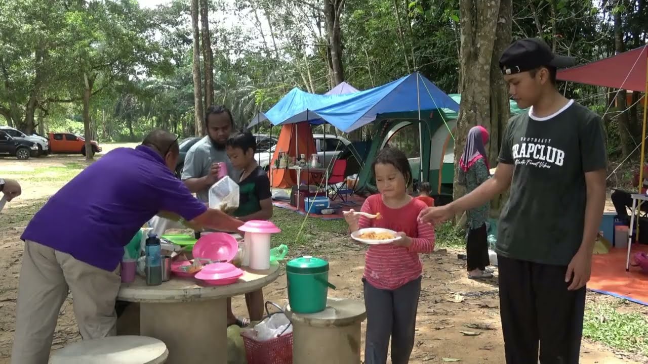 FAMILY CAMPING - Pengalaman Hujan Lebat, 2H1M di Hulu Terengganu -