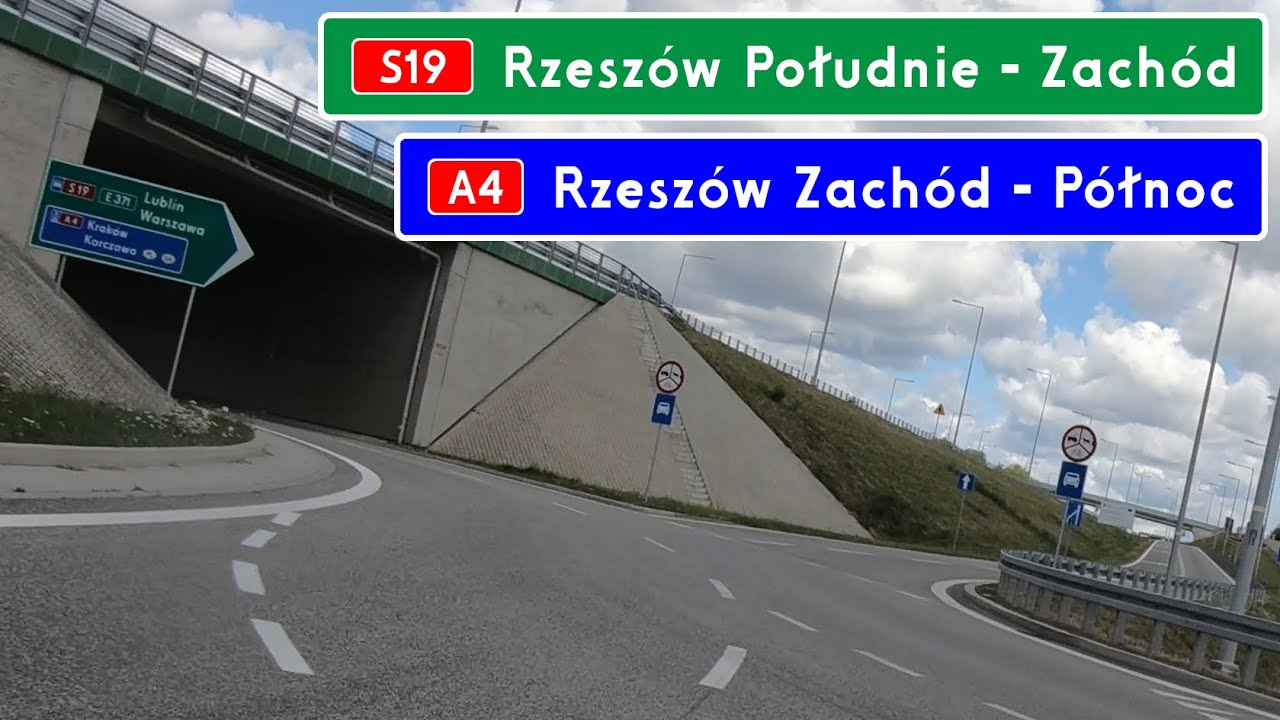 Rzeszów. S19 Południe  - Zachód + A4 Północ ●2022●