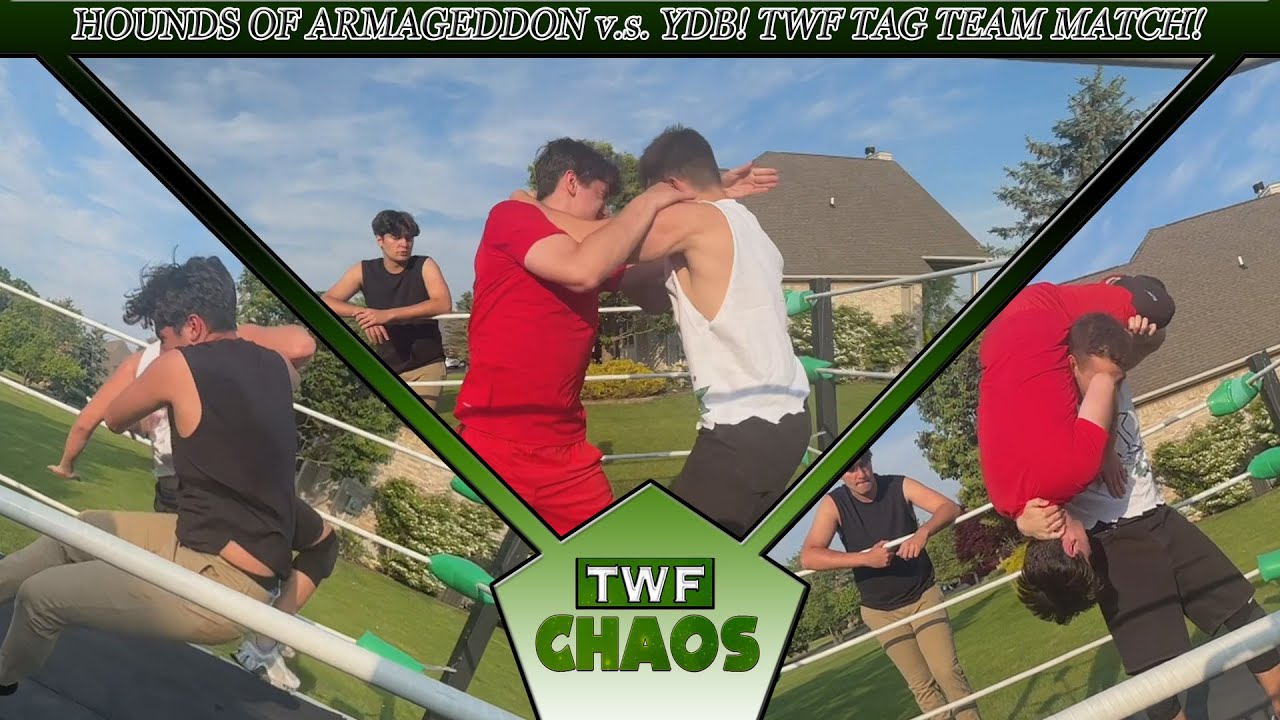 HOUNDS OF ARMAGEDDON COLLIDE AGAINST YOUNG, DUMB & BROKE's CJ BROOKES & JAX REXFORD! (TWF CHAOS)