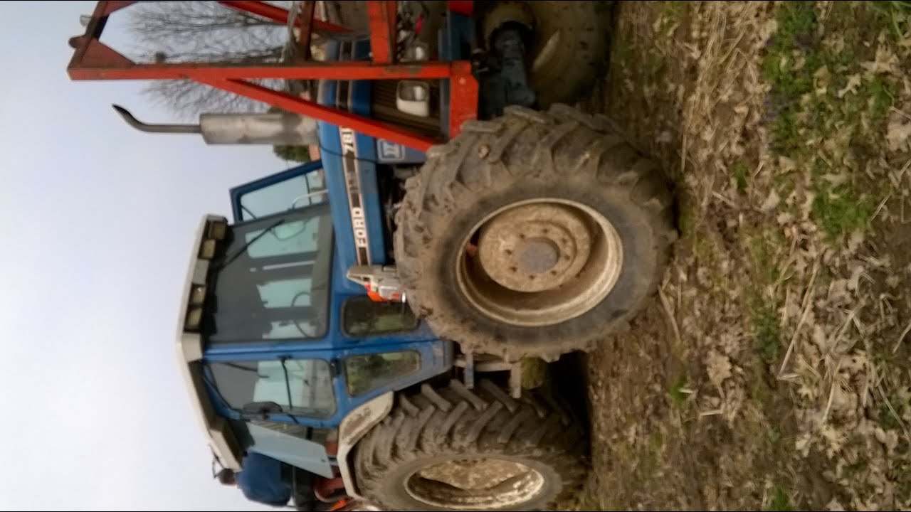 A Day In A Forest with Ford 7810 + Pinza Forestale Comaf