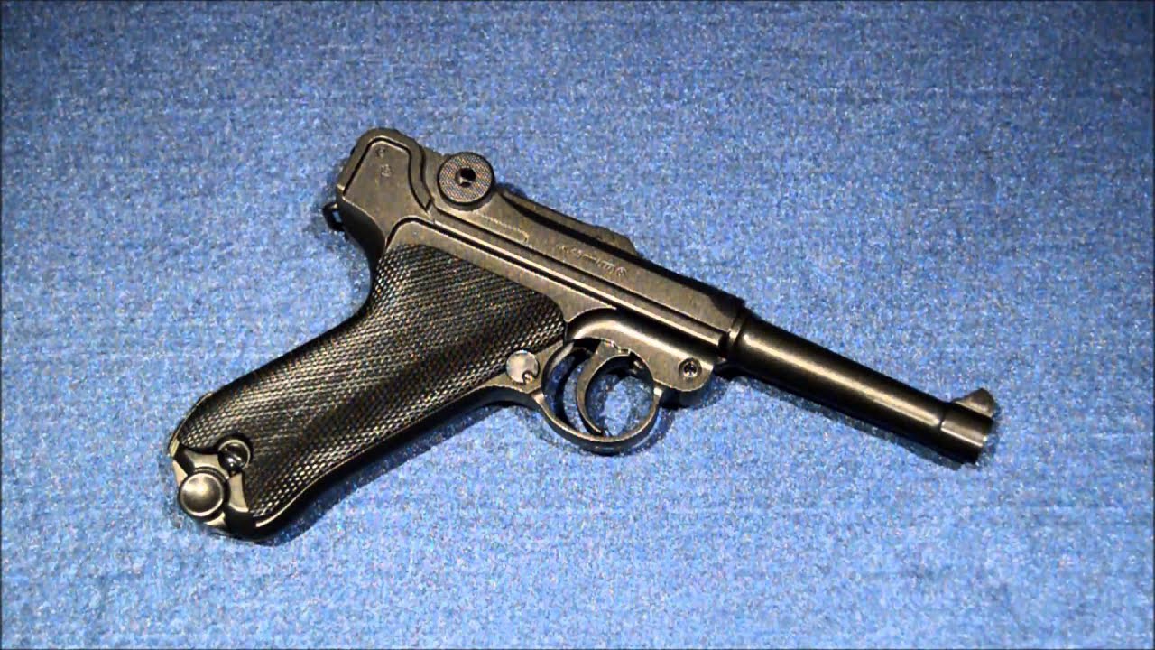 Umarex Legends PO8 Luger 4.5mm Air Pistol Table Top Review