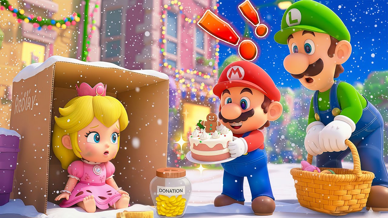 Why PEACH Is Being Abandoned? SONIC Please help | Sad Story | The Super Mario Bros Animation