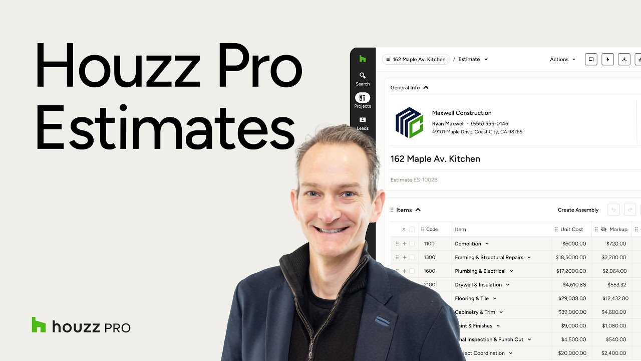 Get to Know Houzz Pro | Estimates