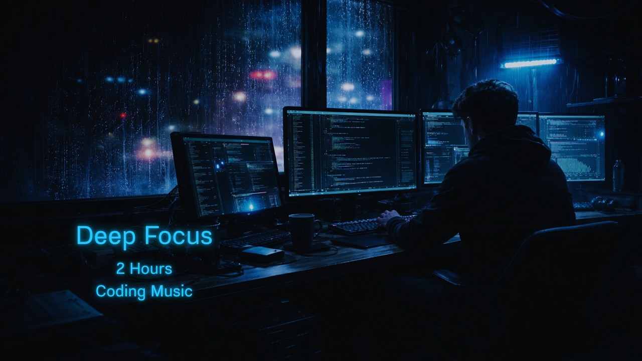 Deep Focus Coding Music 2 Hours | Neon Compile