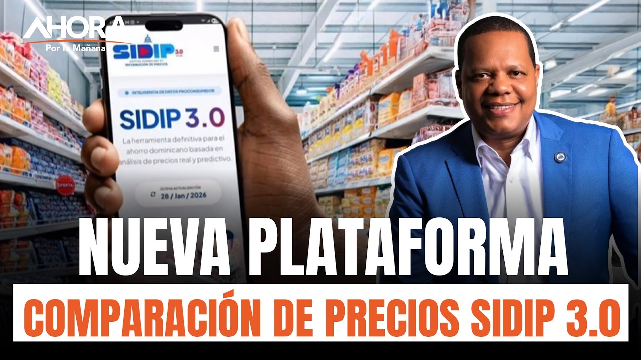 Eddy Alcántara explica la nueva plataforma de comparación de precios SIDIP 3.0