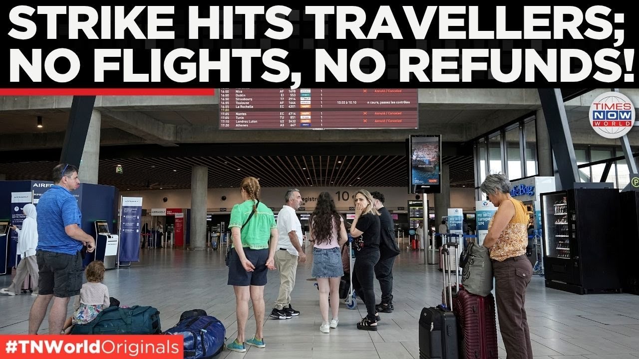 'No Refunds, Just Chaos!': French Air Traffic Controller's Strike Becomes Nightmare For Passengers