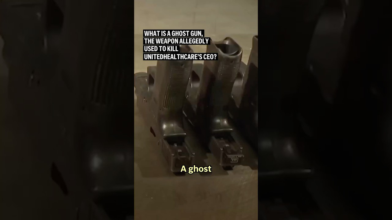 What is a ghost gun, the weapon allegedly used to kill UnitedHealthcare's CEO?