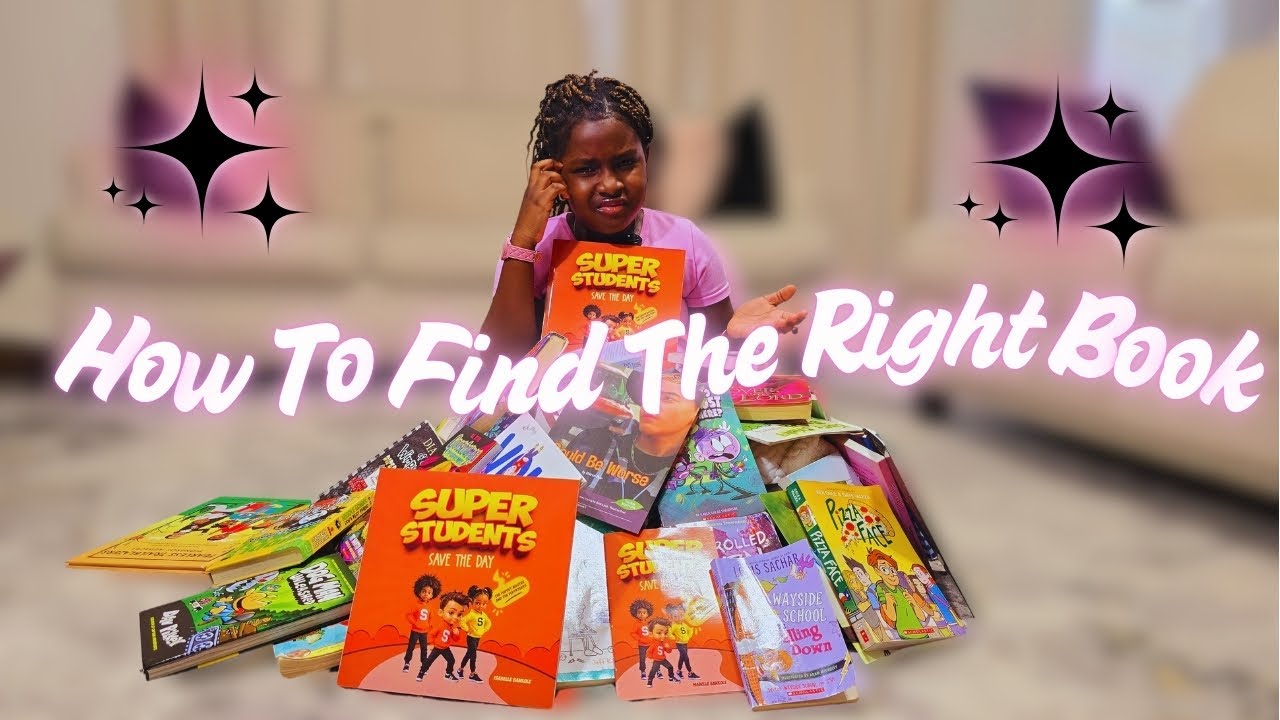 How to Pick the PERFECT Book!- Episode 1  #ReadingSuperstar #KidAuthor #HowToPickABook #ReadingTips