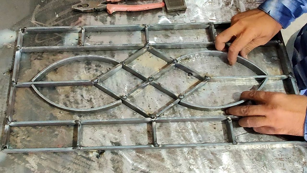 Beautiful window grill design ideas for attractive look !! iron ventilation