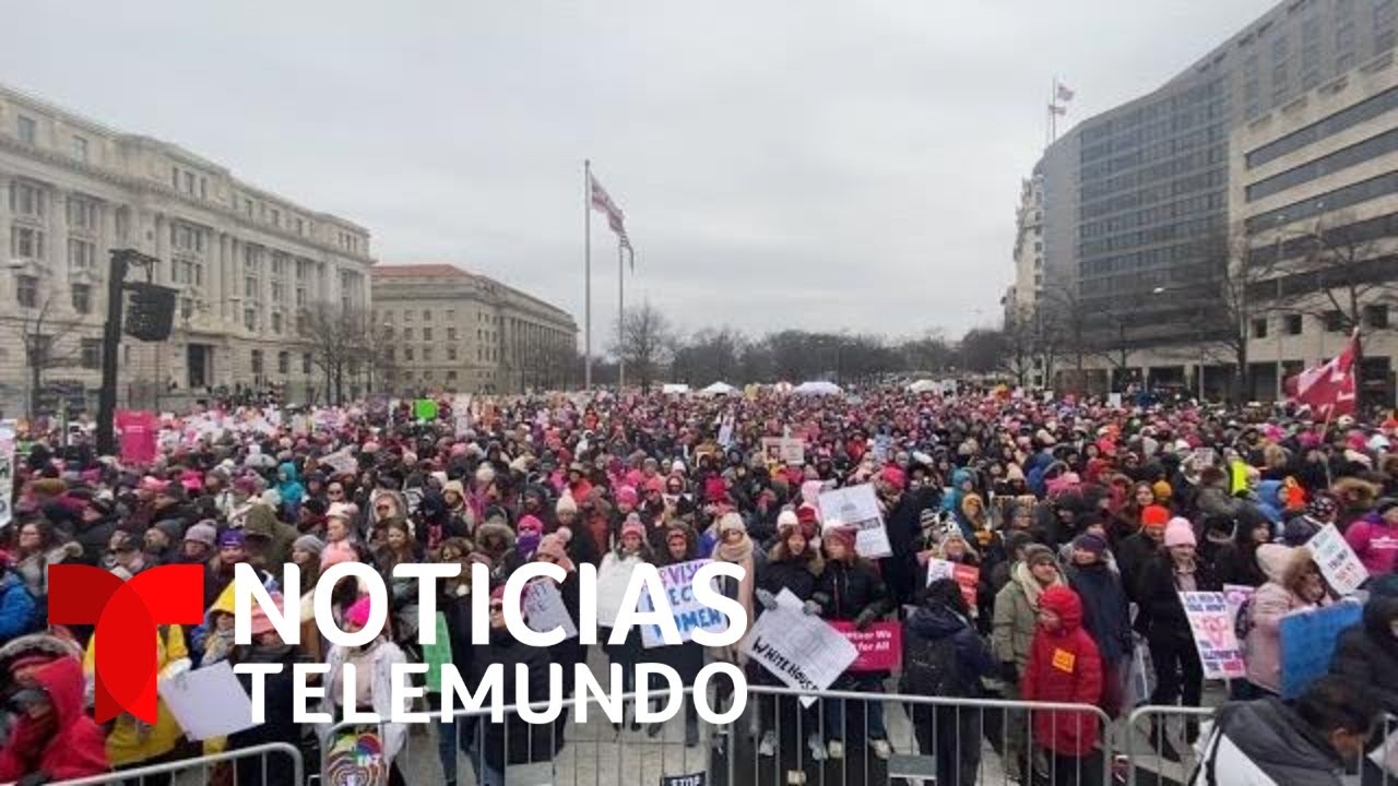 ‘Un violador en tu camino’: el himno nacional feminista marca marcha contra Trump | Telemundo