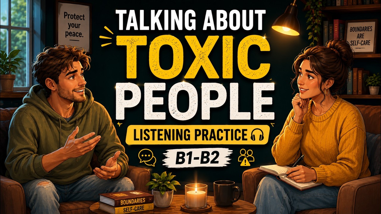 Talking About Toxic People in English | Boundaries & Relationships | English Listening Practice