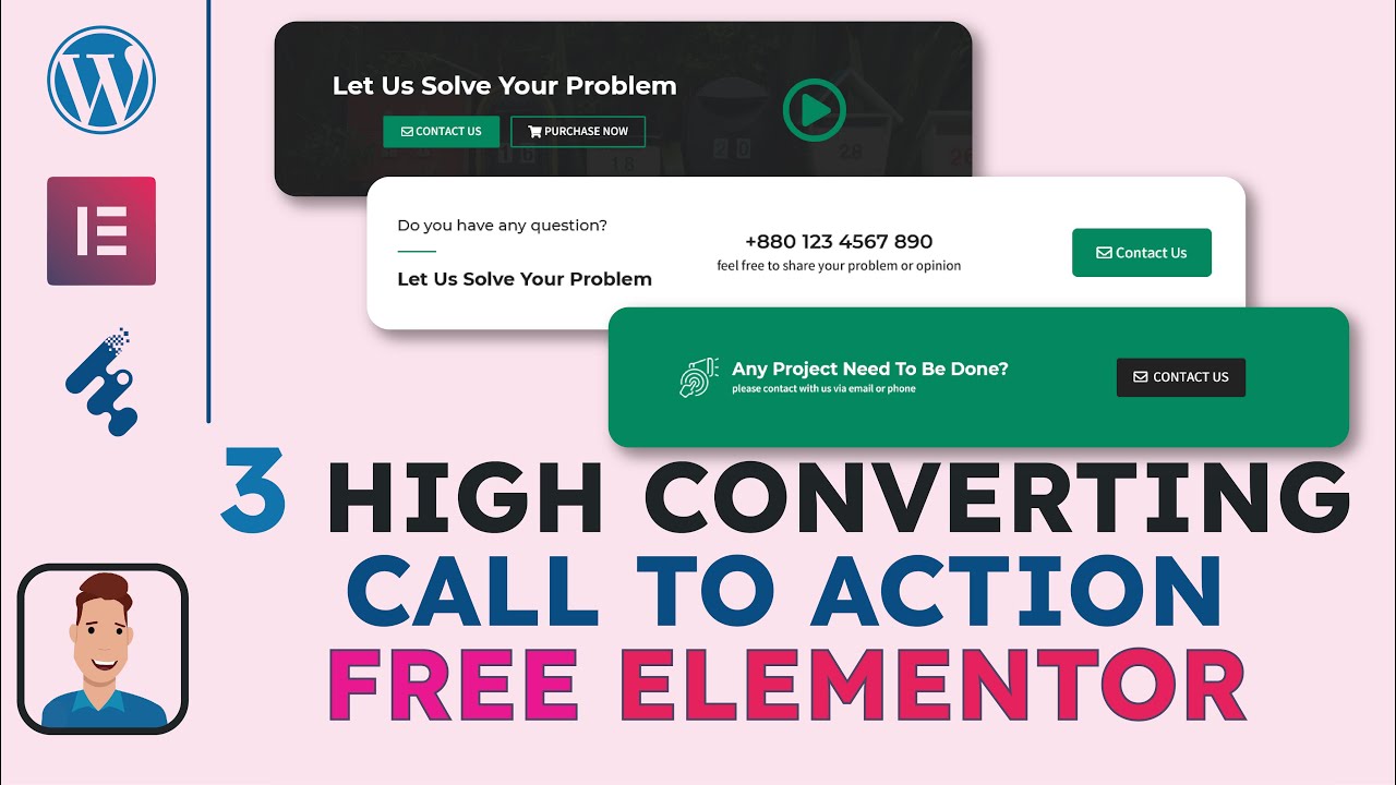 How To Use Elementor For Call To Action Button Or CTA Website | Call To Action Section - Elementor