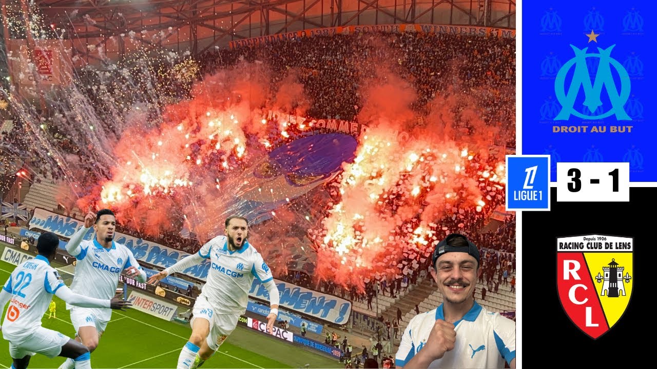 VLOG - L’OM régale contre LENS et reste en course pour le titre 🔥