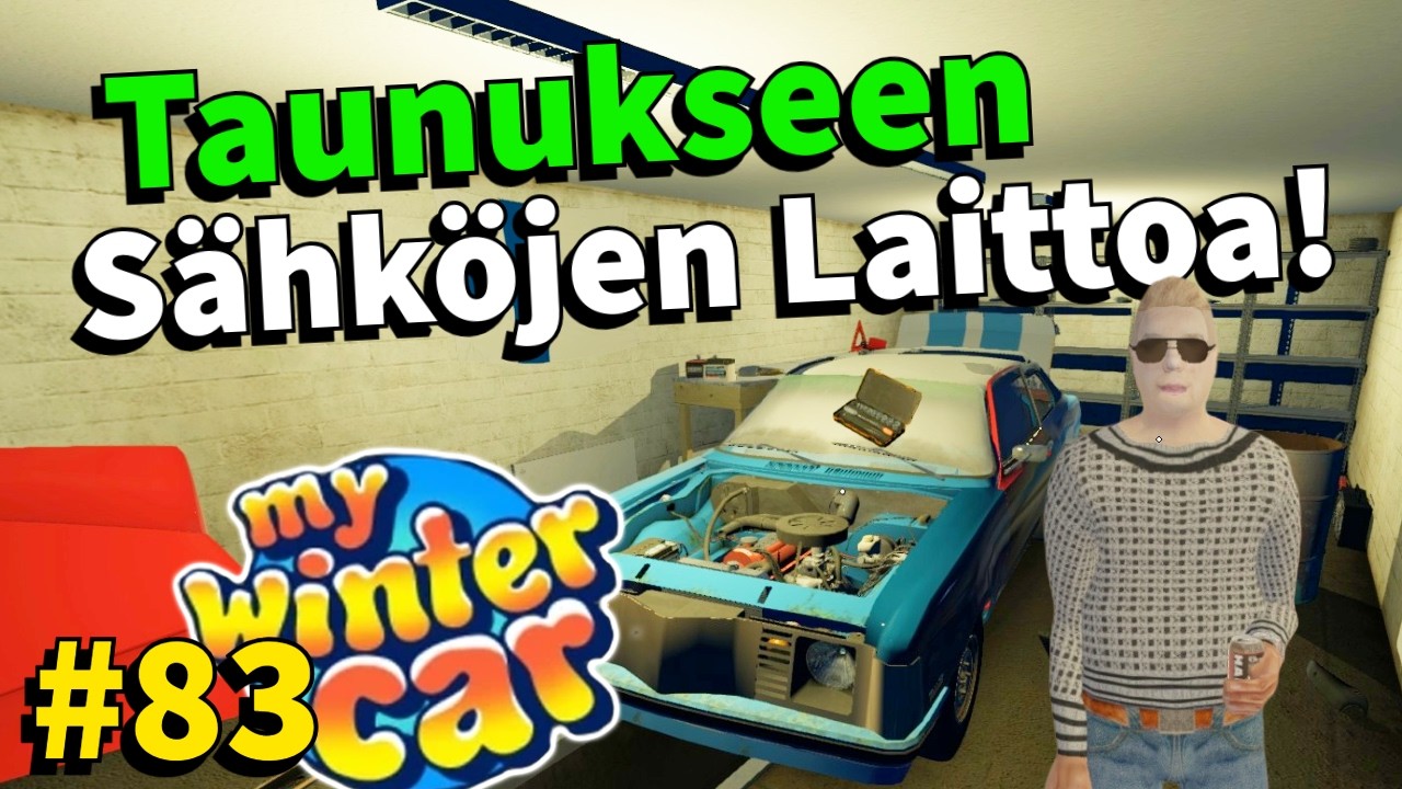 TAUNUKSEEN SÄHKÖJEN LAITTOA! #83 | My Winter Car