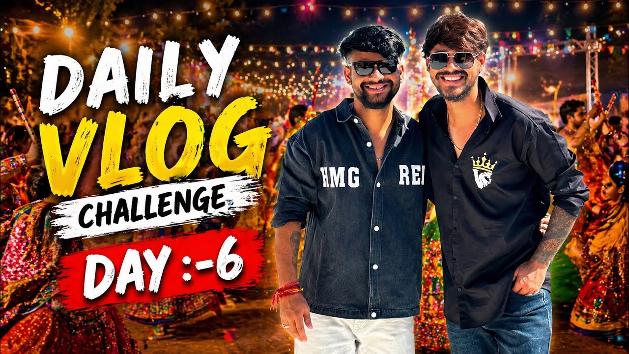 DAY :- 6 OF 30 days DAILY VLOG CHALLENGE | SHIV SHAKTI GARBLA CLASS | MR VANBHAZALA | #dailyvideo 