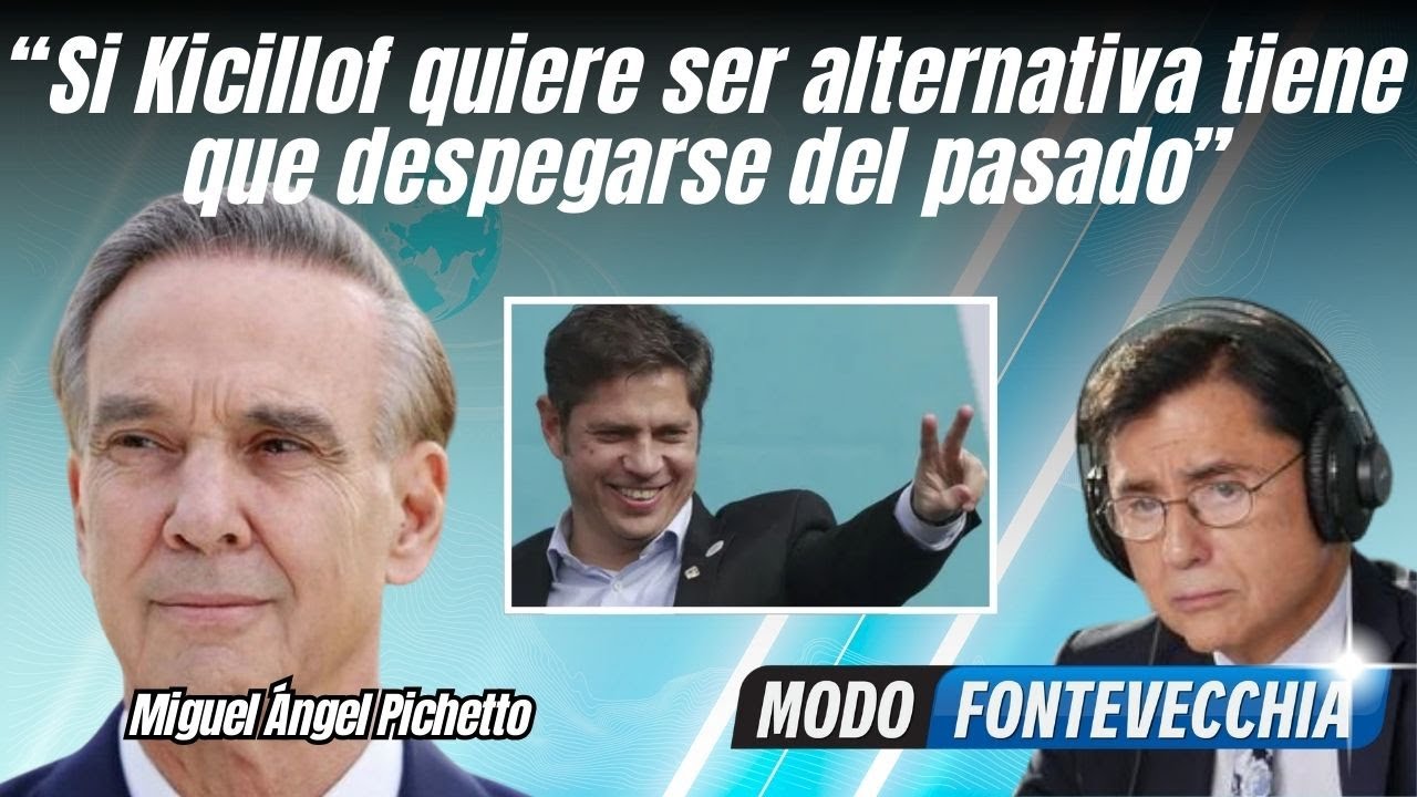 Pichetto propone una coalición para 2027 con el peronismo bonaerense, como Brasil contra Bolsonaro