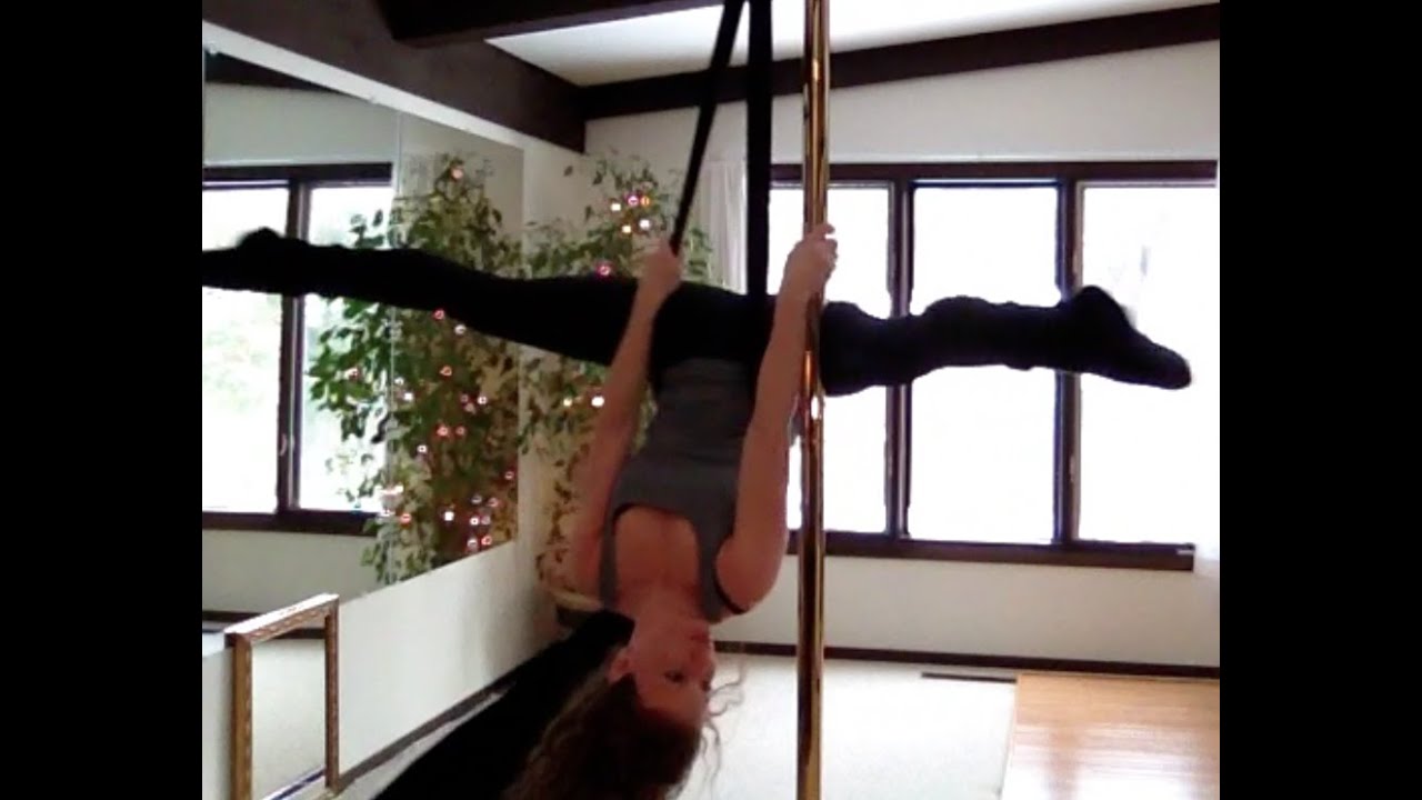 Basic Pole Silk/Aria Invert: One & Two Handed Variations Dance Tutorial