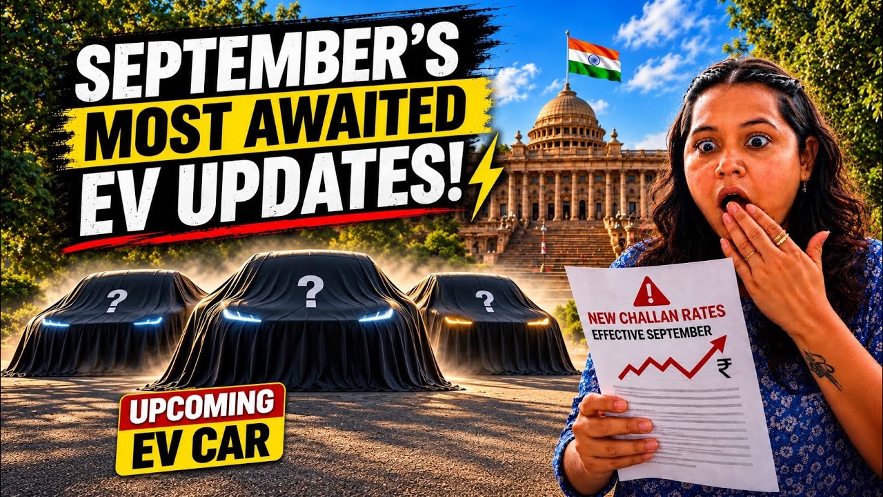 Top EV LAUNCHES & Updates || India&rsquo;s Next 5 BIG EVs Are Coming || New CHALLAN RATES You Must Know 🚨