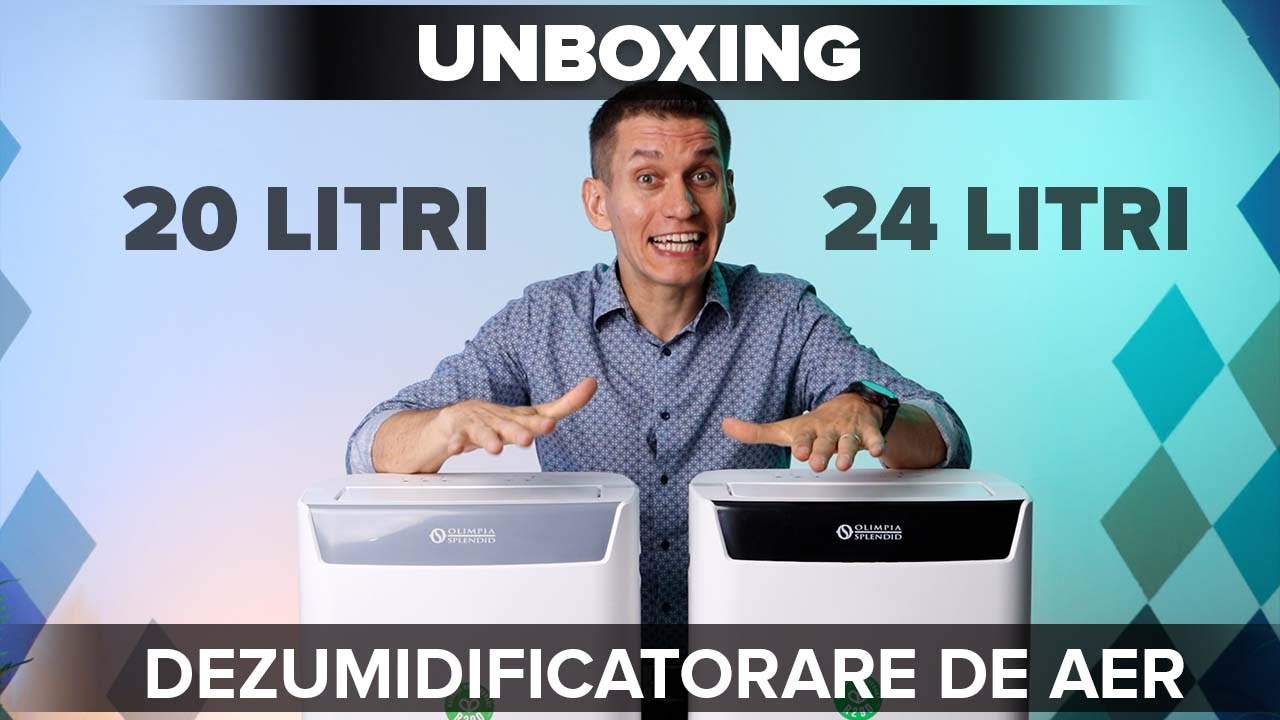 Unboxing dezumidificatoare de aer Aquaria 20P si 24P de la Olimpia Splendid