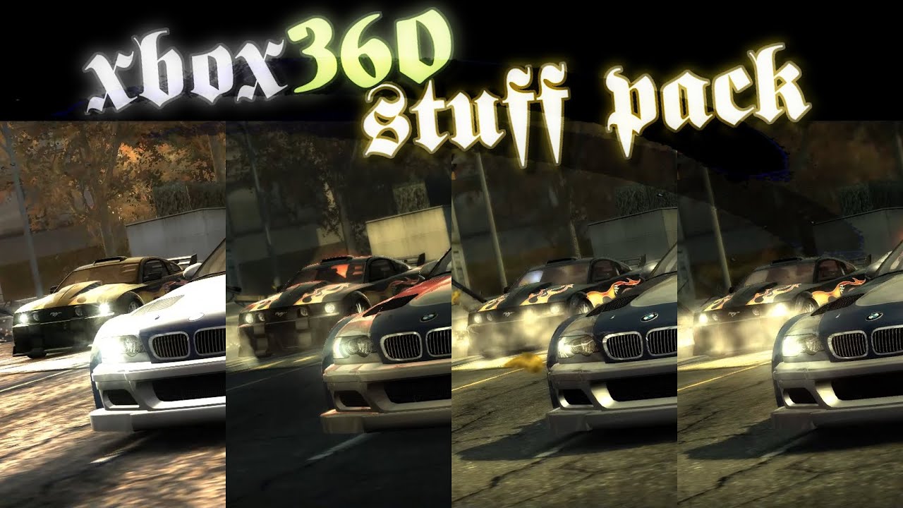 NFS Most Wanted - Xbox 360 Stuff v4.0, Comparison