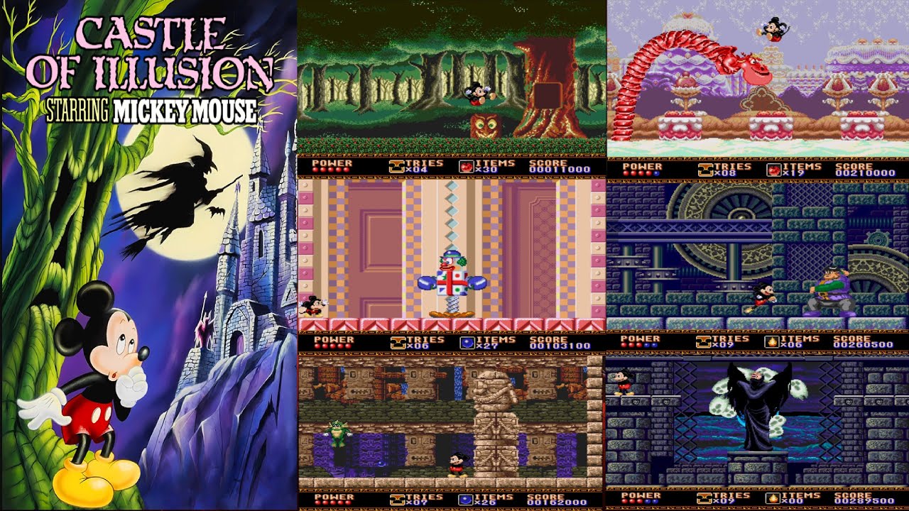 Castle of Illusion (Retro Games Sega Genesis)- Full Game - No Commentary
