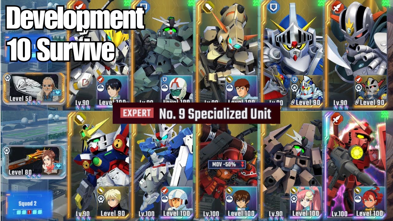 Eternal Road Expert 9 Develop & 10 Survive - SD Gundam G Generation Eternal