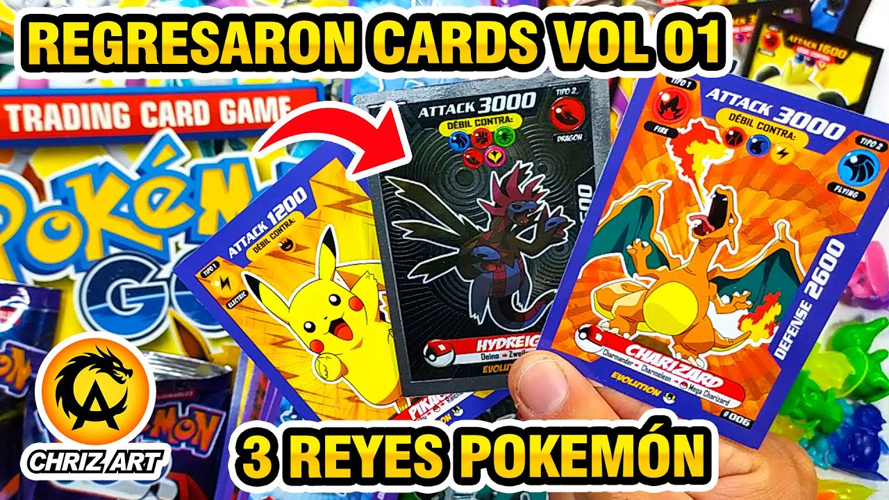 😱 Volvió POKEMON GO Cartas 3 Reyes ! con Metalizadas y Black Cards - Apertura Paquetón | CHRIZ ART