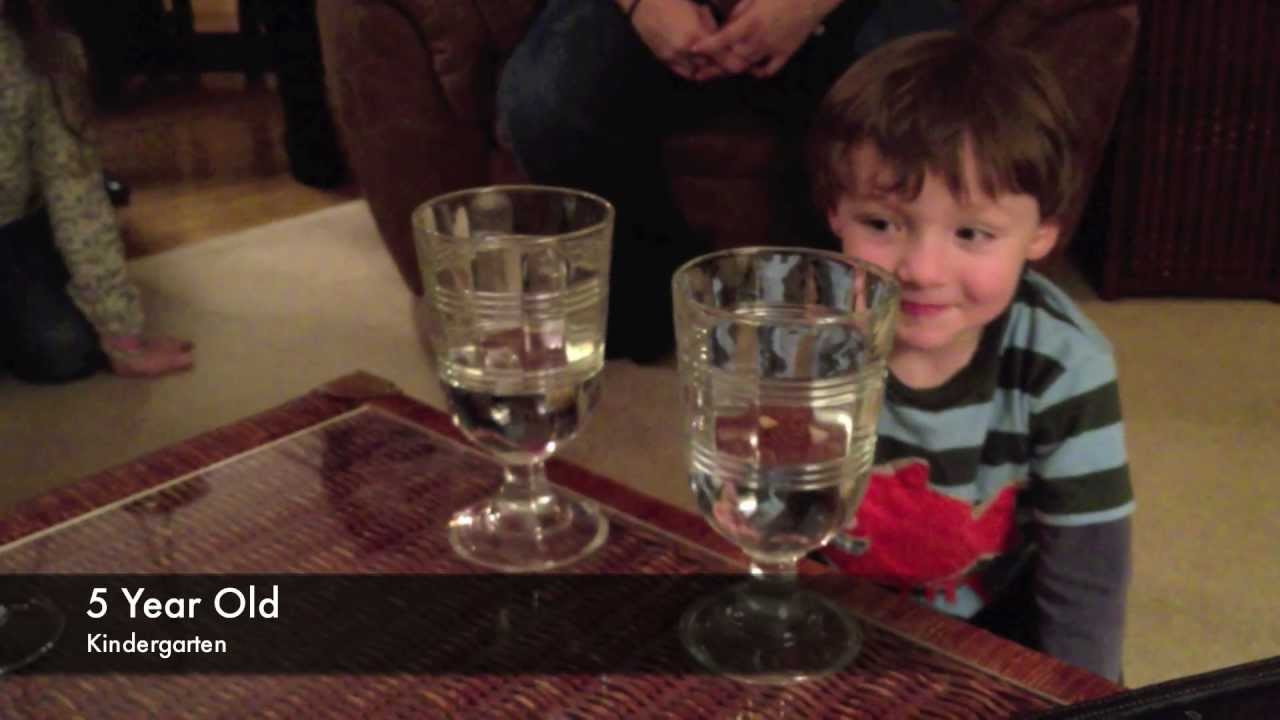 Piaget's Conservation Test
