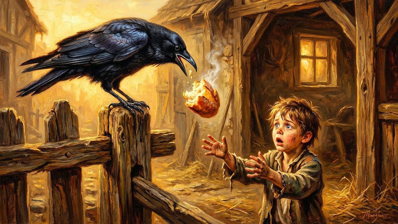 🔥قصة اليتيم الذي أطعمه الغراب🐦‍⬛.. وما وجده في جوف الشجرة أصاب الجميع بالذهول!💥