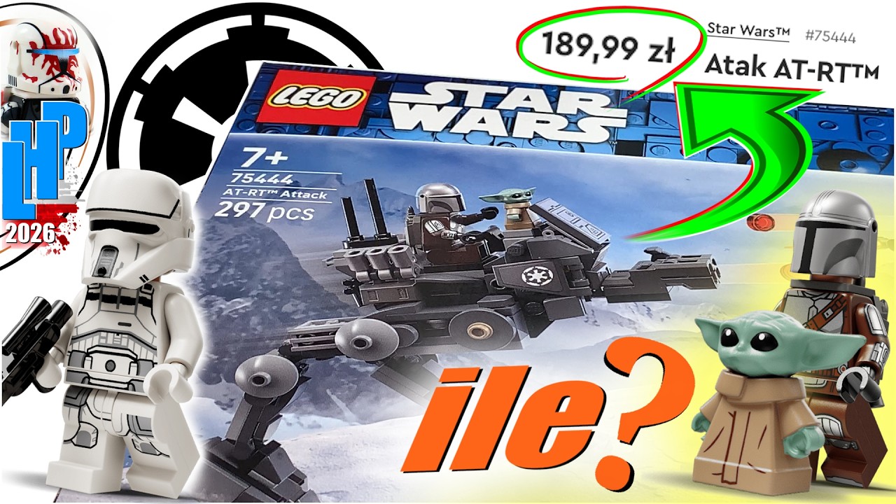 DLACZEGO tak DROGO? Lego Star Wars 75444 AT-RT RECENZJA (2026)