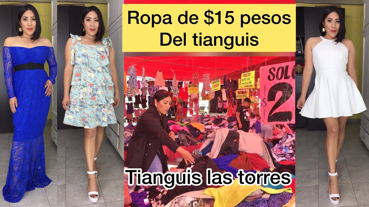 Ropa de $15 pesos del tianguis 😍✅ buscando gangas en la paca  Tiangus las Torres