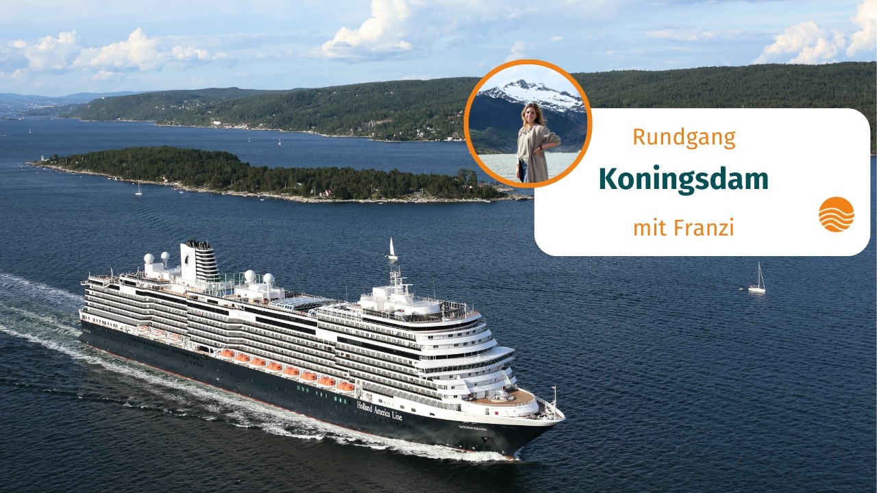 Begleite mich auf einem exklusiven Rundgang über die elegante Koningsdam von Holland America Line 🚢!