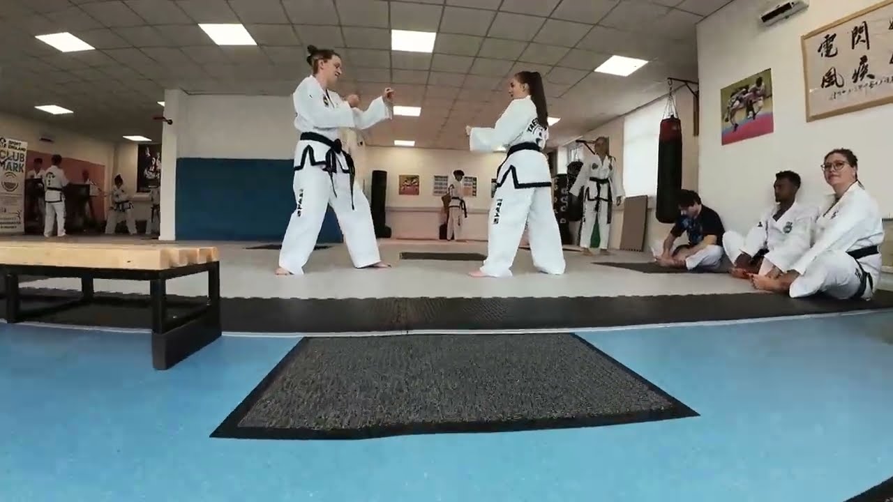 A brief fly around our dojang with the Black Belts